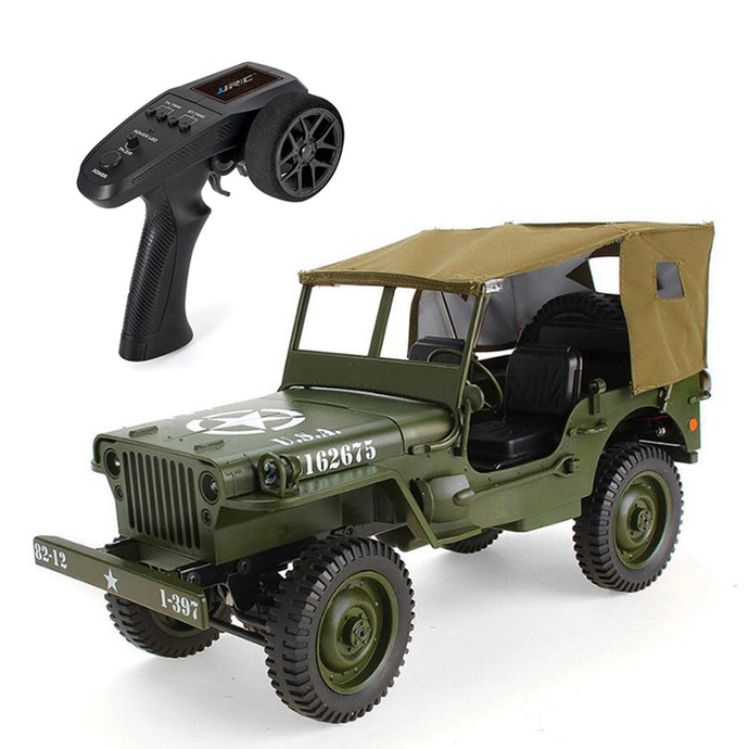 Remote Control Jeep Toys Drive Off-Road Military Climbing